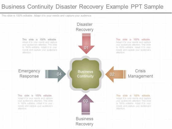 Business Continuity Disaster Recovery Exle Ppt Sle Powerpoint Templates Disaster Recovery Powerpoint Template