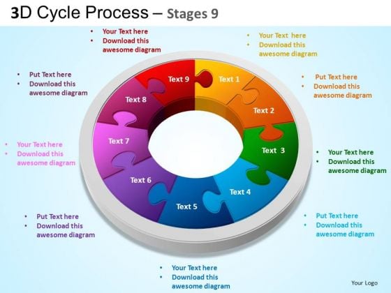 powerpoint process flow chart template