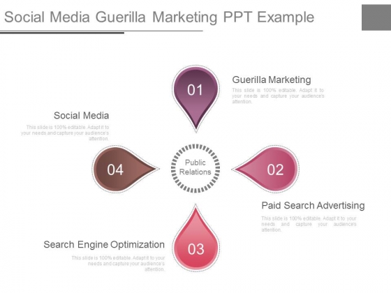 ... Guerrilla Marketing Social Media Guerilla Marketing Ppt Example