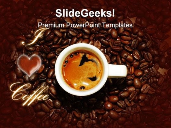 free powerpoint templates food. I Love Coffee Food PowerPoint