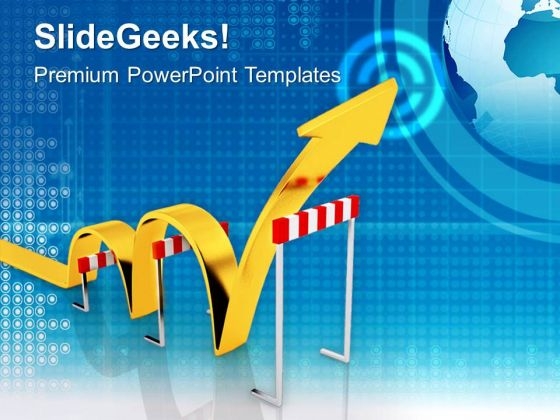 Jump The Problems For Better Business Powerpoint Templates Ppt Backgrounds For Slides 0513 Better Powerpoint Templates