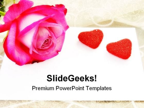 Love Letter Rose Wedding PowerPoint Themes And PowerPoint Slides 0411