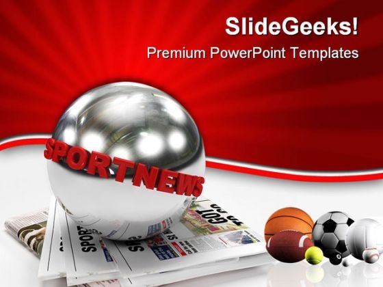 newspaper template for powerpoint. Sport News Game PowerPoint