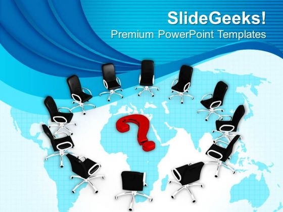Team Meeting For Business Solution Powerpoint Templates Ppt Backgrounds For Slides 0413 Team Meeting Powerpoint Templates