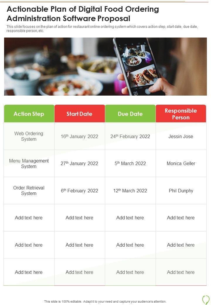 Actionable_Plan_Of_Digital_Food_Ordering_Administration_Software_Proposal_One_Pager_Sample_Example_Document_Slide_1.jpg