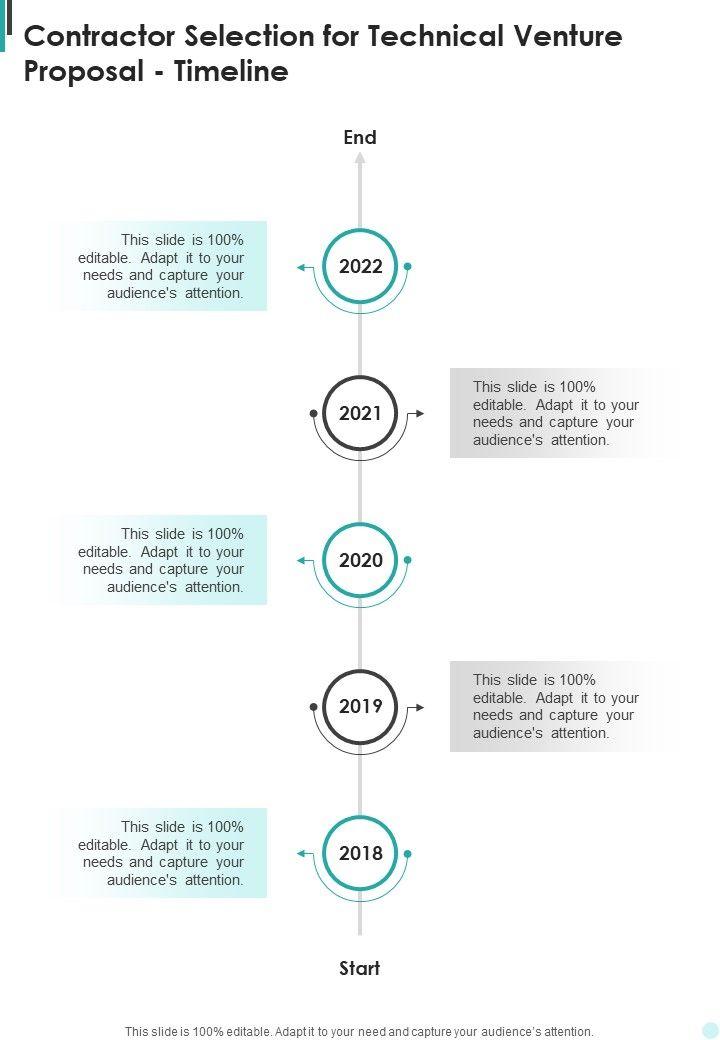 Contractor_Selection_For_Technical_Venture_Proposal_Timeline_One_Pager_Sample_Example_Document_Slide_1.jpg