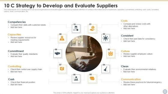 10_C_Strategy_To_Develop_And_Evaluate_Suppliers_Sample_PDF_Slide_1.jpg