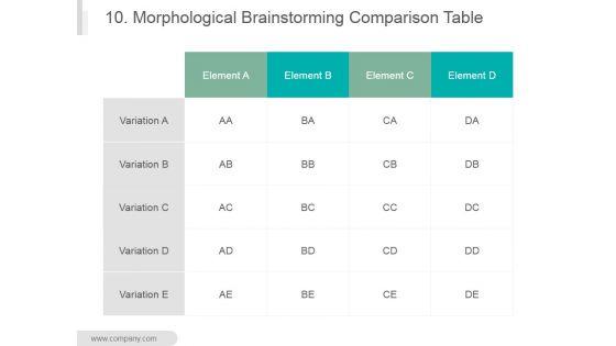 10_Morphological_Brainstorming_Comparison_Table_Ppt_PowerPoint_Presentation_Graphics_Slide_1.jpg