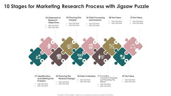 10_Stages_For_Marketing_Research_Process_With_Jigsaw_Puzzle_Structure_PDF_Slide_1.jpg