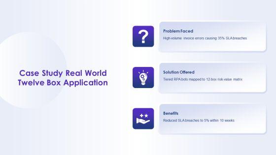12 Box Performance Evaluation Grid For Robotic Process Automation PPT Structure VM