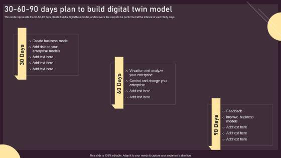30 60 90 Days Plan To Build Digital Twin Model Ppt PowerPoint Presentation File Model PDF 30 60 90 Days Plan To Build Digital Twin Model Ppt PowerPoint Presentation File Model PDF