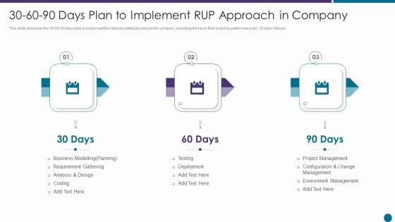 30_60_90_Days_Plan_To_Implement_RUP_Approach_In_Company_Ppt_Portfolio_Shapes_PDF_Slide_1.jpg
