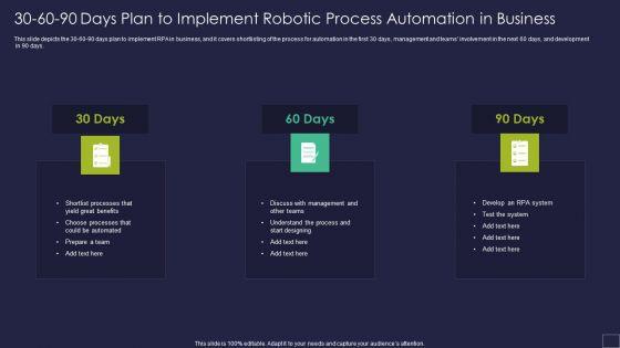 30_60_90_Days_Plan_To_Implement_Robotic_Process_Automation_In_Business_Themes_PDF_Slide_1.jpg
