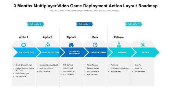 3_Months_Multiplayer_Video_Game_Deployment_Action_Layout_Roadmap_Mockup_Slide_1.jpg