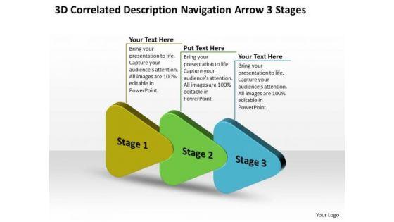 3d_correlated_description_navigation_arrow_stages_flowcharting_powerpoint_free_slides_1.jpg