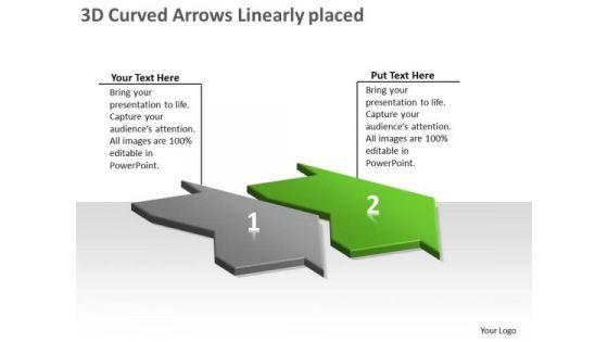 3d_curved_arrows_linearly_placed_creating_flowcharts_visio_powerpoint_slides_1.jpg