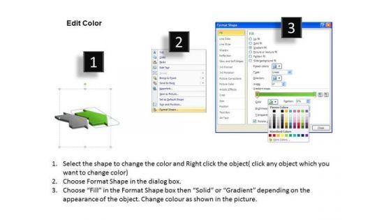 3d_curved_arrows_linearly_placed_creating_flowcharts_visio_powerpoint_slides_3.jpg