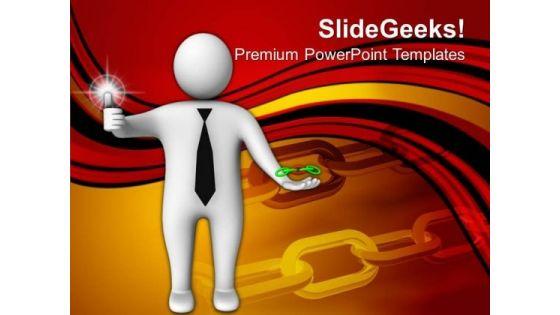 3d_man_thumbs_up_with_strong_link_chains_powerpoint_templates_powerpoint_themes_1012_title.jpg