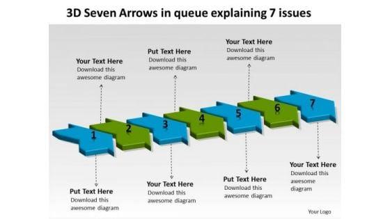 3d_seven_arrows_in_queue_explaining_7_issues_vision_office_stencils_powerpoint_templates_1.jpg
