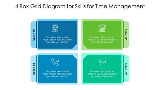 4_Box_Grid_Diagram_For_Skills_For_Time_Management_Ppt_Show_Design_Inspiration_PDF_Slide_1.jpg