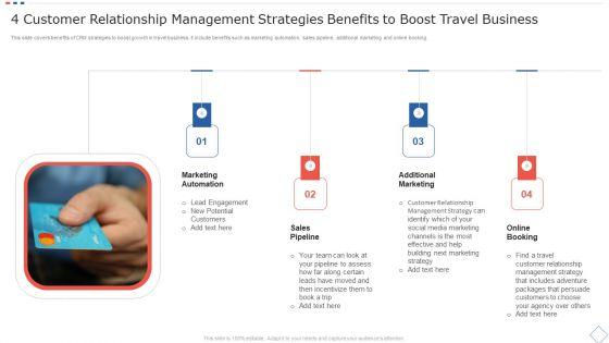 4_Customer_Relationship_Management_Strategies_Benefits_To_Boost_Travel_Business_Introduction_PDF_Slide_1.jpg
