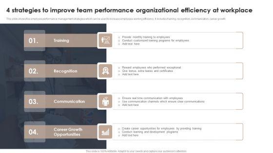 4_Strategies_To_Improve_Team_Performance_Organizational_Efficiency_At_Workplace_Demonstration_PDF_Slide_1.jpg