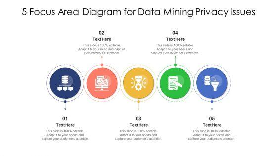 5_Focus_Area_Diagram_For_Data_Mining_Privacy_Issues_Ppt_Icon_Clipart_Images_PDF_Slide_1.jpg