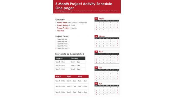 5_Month_Project_Activity_Schedule_One_Pager_PDF_Document_PPT_Template_Slide_1.jpg