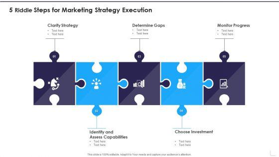 5_Riddle_Steps_For_Marketing_Strategy_Execution_Template_PDF_Slide_1.jpg