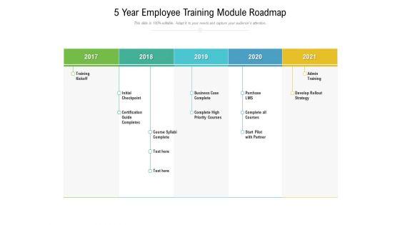 5 Year Employee Training Module Roadmap Clipart 5 Year Employee Training Module Roadmap Clipart