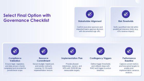 5 Step Rational Decision Making Model 02 PPT Information VM