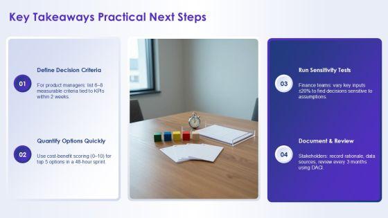 5 Step Rational Decision Making Model 02 PPT Information VM