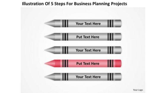 5 Steps For Business Planning Projects Ppt PowerPoint Slide 5 Steps For Business Planning Projects Ppt PowerPoint Slide