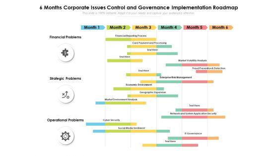 6_Months_Corporate_Issues_Control_And_Governance_Implementation_Roadmap_Formats_Slide_1.jpg