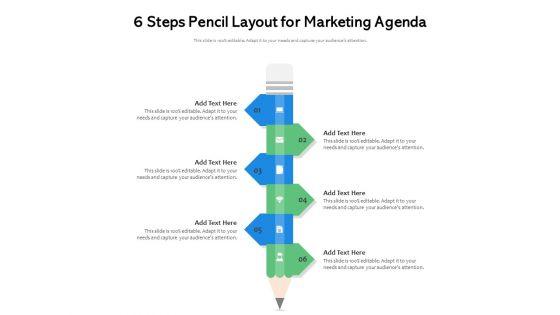 6_Steps_Pencil_Layout_For_Marketing_Agenda_Ppt_PowerPoint_Presentation_File_Brochure_PDF_Slide_1.jpg