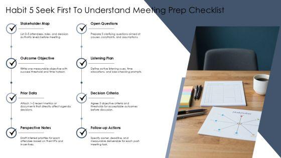 7 Habits Weekly Planner PPT Guidelines VM