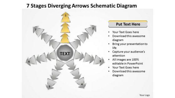 7_stages_diverging_arrows_schematic_diagram_ppt_charts_and_networks_powerpoint_slides_1.jpg