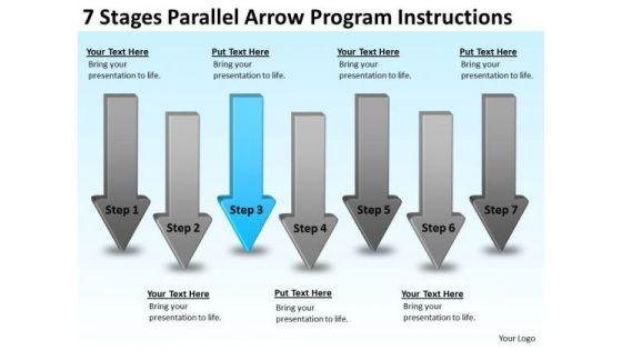 7_stages_parallel_arrow_program_instructions_business_plan_generator_powerpoint_templates_1.jpg