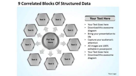 9_correlated_blocks_of_structured_data_outline_business_plan_powerpoint_slides_1.jpg