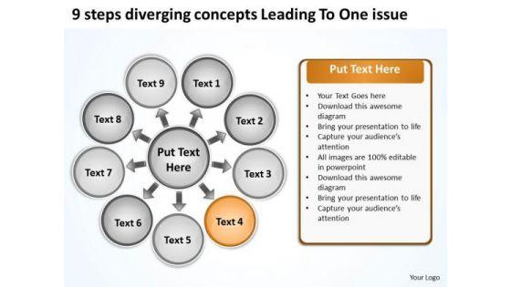 9_steps_diverging_concepts_leading_to_one_issue_arrows_chart_software_powerpoint_slides_1.jpg