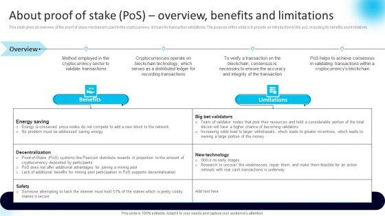 About_Proof_Of_Stake_Pos_Overview_Benefits_And_Limitations_Topics_PDF_Slide_1.jpg