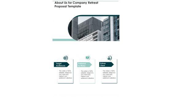 About Us For Company Retreat Proposal Template One Pager Sample Example Document About_Us_For_Company_Retreat_Proposal_Template_One_Pager_Sample_Example_Document_Slide_1.jpg