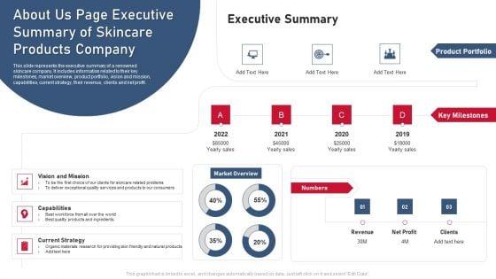 About_Us_Page_Executive_Summary_Of_Skincare_Products_Company_Elements_PDF_Slide_1.jpg