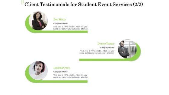 Academic_Study_Proposal_Client_Testimonials_For_Student_Event_Services_Ppt_Infographic_Template_Pictures_PDF_Slide_1.jpg