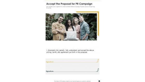 Accept_The_Proposal_For_PR_Campaign_One_Pager_Sample_Example_Document_Slide_1.jpg