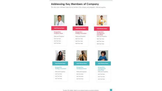 Addressing_Key_Members_Of_Company_One_Pager_Documents_Slide_1.jpg