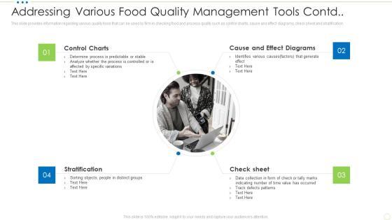 Addressing Various Food Quality Management Tools Contd Food Security Excellence Ppt Infographics Pictures PDF Addressing Various Food Quality Management Tools Contd Food Security Excellence Ppt Infographics Pictures PDF