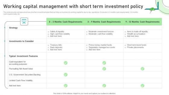 Adjusting_Financial_Strategies_And_Planning_Working_Capital_Management_With_Short_Term_Investment_Policy_Portrait_PDF_Slide_1.jpg