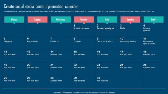 Adopting_IMC_Technique_To_Boost_Brand_Recognition_Create_Social_Media_Content_Promotion_Calendar_Microsoft_PDF_Slide_1.jpg