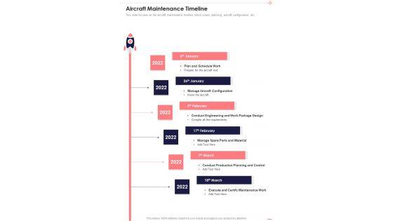 Aerospace_Services_Business_Proposal_Aircraft_Maintenance_Timeline_One_Pager_Sample_Example_Document_Slide_1.jpg